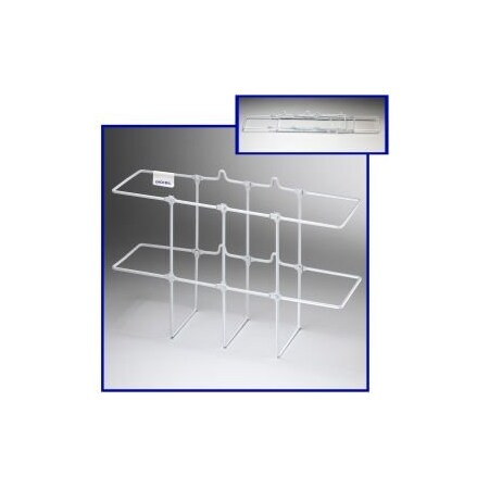 Horizon Mfg Horizon Mfg. White Collapsible Binder Rack, 3005, 13-1/4"L X 4-1/4"W X 8-1/4"H 3005
